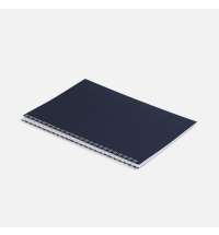 Блокнот Salvador в клетку, темно-синий