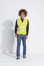 Жилет светоотражающий SECURE PRO, оранжевый неон