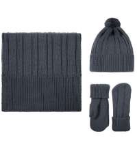 Набор Knit Beat, серый (графит)