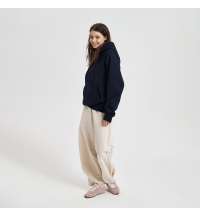 Худи релакс унисекс ADVENTURE, темно-синий, размер M/L