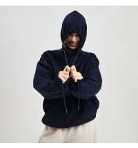 Худи релакс унисекс ADVENTURE, темно-синий, размер 3XL/4XL