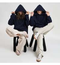 Худи релакс унисекс ADVENTURE, темно-синий, размер 3XL/4XL