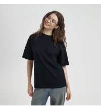 Футболка унисекс премиум AURA, 100% хлопок 200гр. черный, размер XS/S