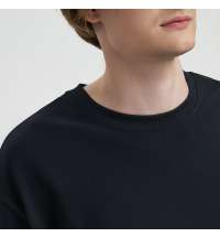 Футболка унисекс премиум AURA, 100% хлопок 200гр. черный, размер XL/2XL