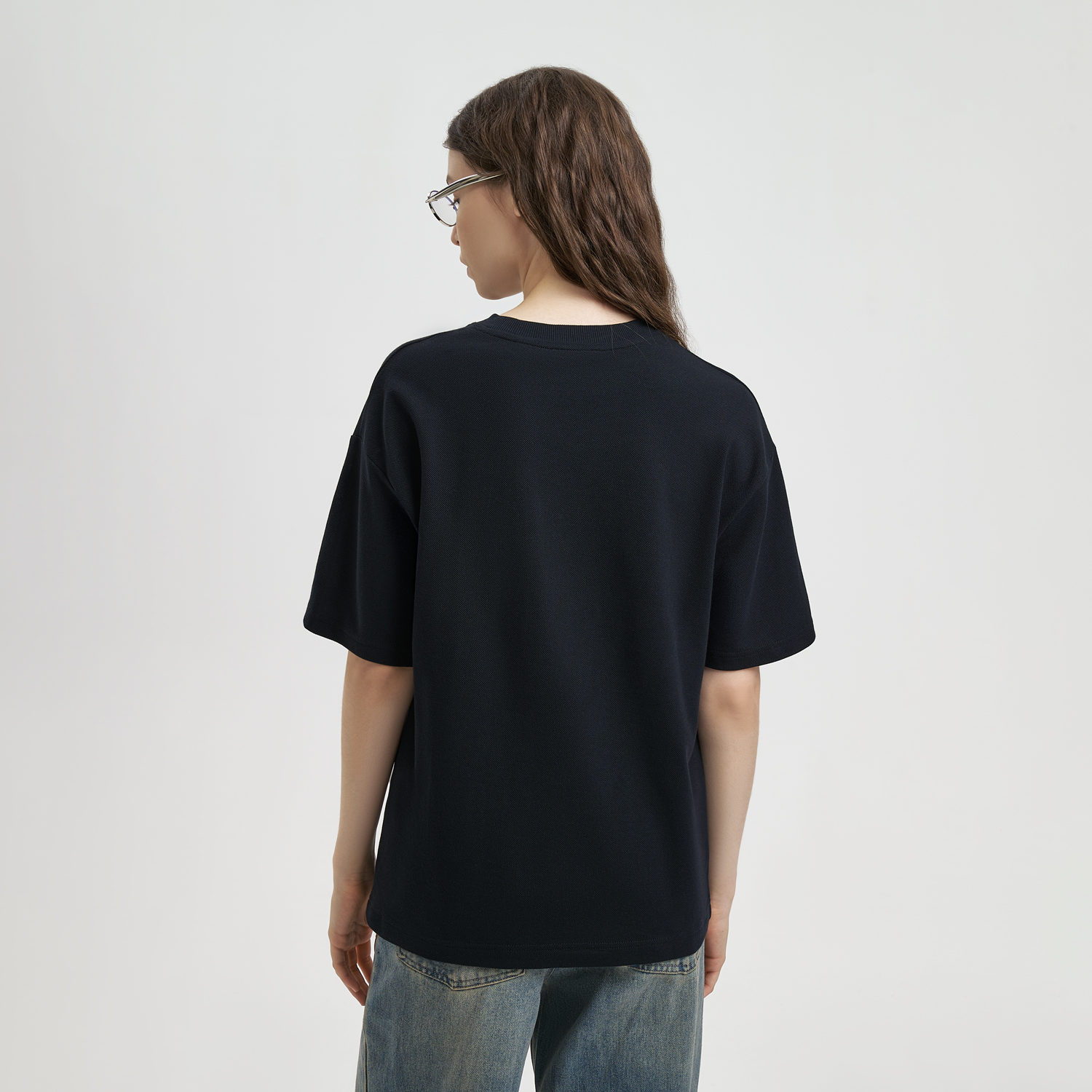 Футболка унисекс премиум AURA, 100% хлопок 200гр. черный, размер XL/2XL