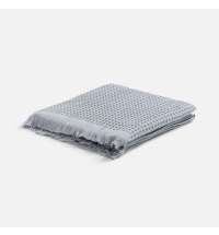 Плед вафельный Elenglect, светло-серый