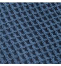 Плед вафельный Elenglect, темно-синий