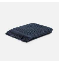 Плед вафельный Elenglect, темно-серый