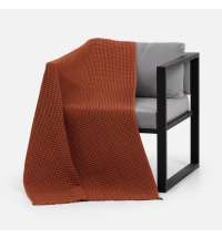 Плед вафельный Elenglect, оранжевый