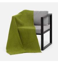 Плед вафельный Elenglect, зеленый