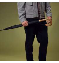 Зонт-трость Commissioner, черный