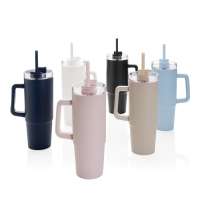 Кружка Tana с двойными стенками из переработанного пластика RCS, 900 мл