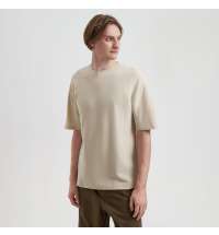 Футболка унисекс премиум AURA, 100% хлопок 200гр. бежевый, размер XL/2XL