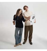 Футболка унисекс премиум AURA, 100% хлопок 200гр. бежевый, размер 3XL/4XL