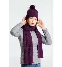 Шарф Heat Trick, баклажановый