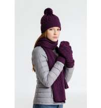 Варежки Heat Trick, баклажановые