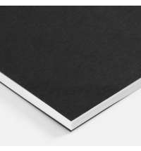 Блокнот Salvador в клетку, черный ver.2