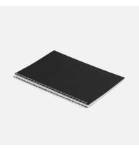 Блокнот Salvador в клетку, черный ver.2