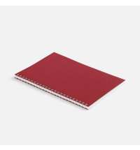 Блокнот Salvador в клетку, красный ver.2