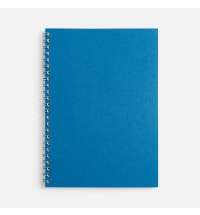 Блокнот Salvador в клетку, синий ver.2