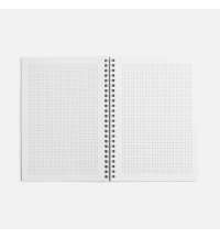 Блокнот Salvador в клетку, синий ver.2