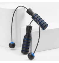 Беспроводная скакалка Silentino, черная с синим