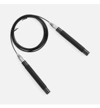 Скоростная скакалка Profi Comfi, черная