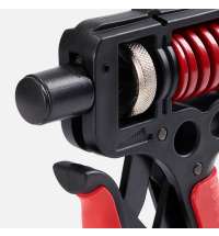 Эспандер кистевой пружинный Motive Power, черный с красным