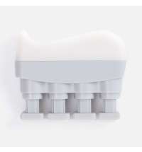 Эспандер кистевой FingerTap, серый с белым