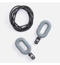 Мультифункциональная скакалка с эспандером Multi McFly, серая