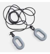 Мультифункциональная скакалка с эспандером Multi McFly, серая