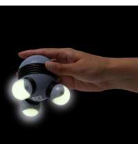 Ручной вибромассажер Spacy, серый с черным