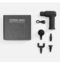 Перкусcионный массажер Stress Away, черный