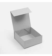 Коробка складная Quadra Fold, серая