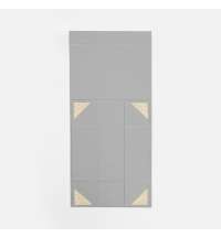 Коробка складная Quadra Fold, серая