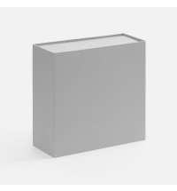 Коробка складная Quadra Fold, серая