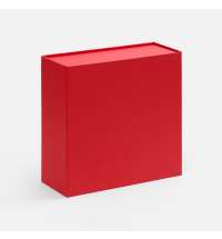 Коробка складная Quadra Fold, красная