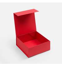 Коробка складная Quadra Fold, красная