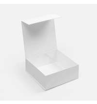 Коробка складная Quadra Fold, белая