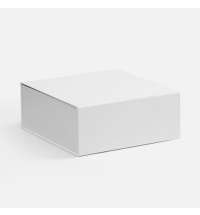 Коробка складная Quadra Fold, белая