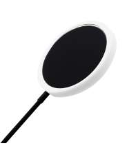 Беспроводное магнитное зарядное устройство Fomax 15W To Go, черный/белый