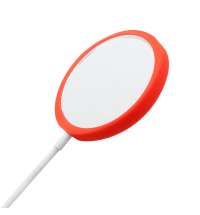 Беспроводное магнитное зарядное устройство Fomax 15W To Go, белый/красный