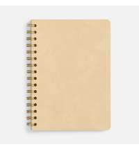Ежедневник Spiral, недатированный, бежевый