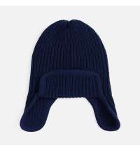 Шапка-ушанка Catch Match, темно-синяя