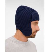 Шапка-ушанка Catch Match, темно-синяя