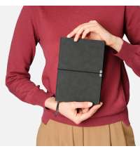 Ежедневник In Velour недатированный, черный