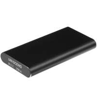 Портативный внешний диск SSD Uniscend Drop, 256 Гб, черный, без футляра