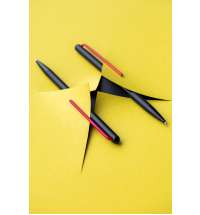 Шариковая ручка GrafeeX с красным клипом