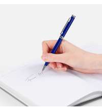 Ручка шариковая Finn Chrome, синяя