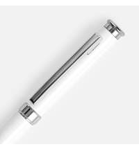 Ручка шариковая Finn Chrome, белая